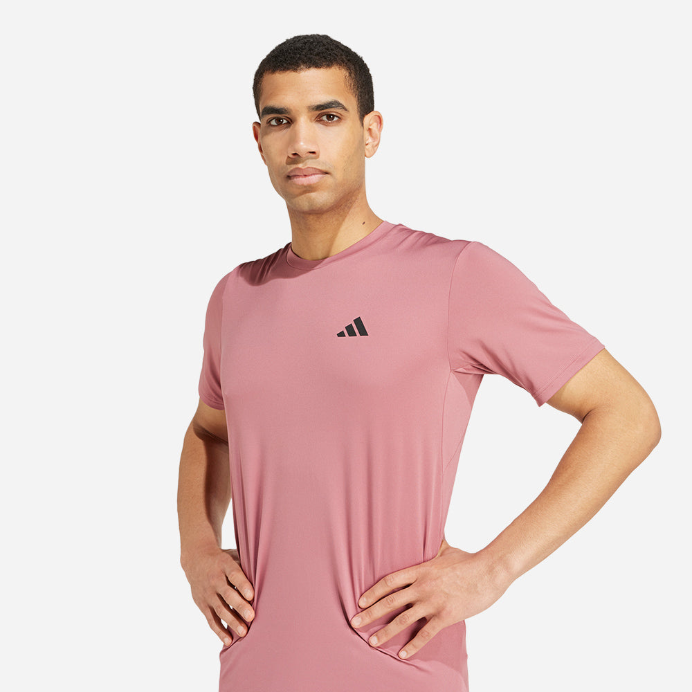 Áo Thun Nam Adidas Train Essentials Stretch - Hồng - Supersports Vietnam