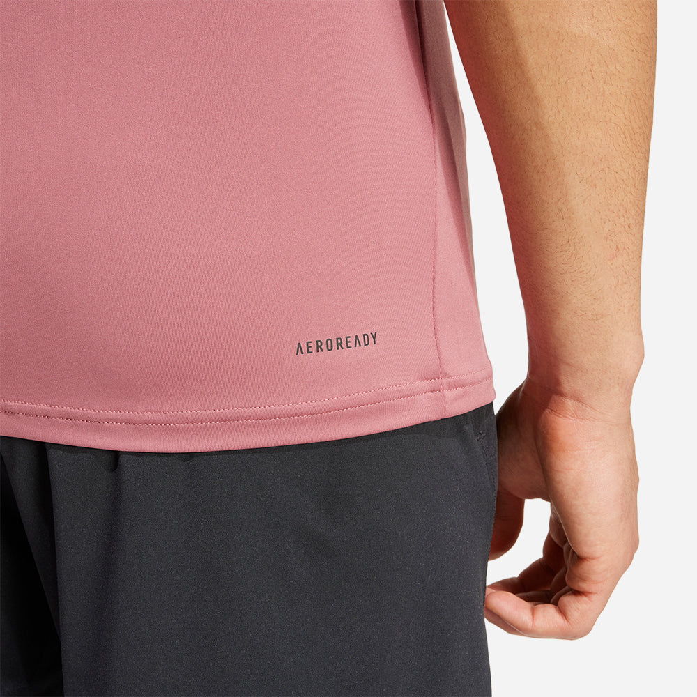 Áo Thun Nam Adidas Train Essentials Stretch - Hồng - Supersports Vietnam