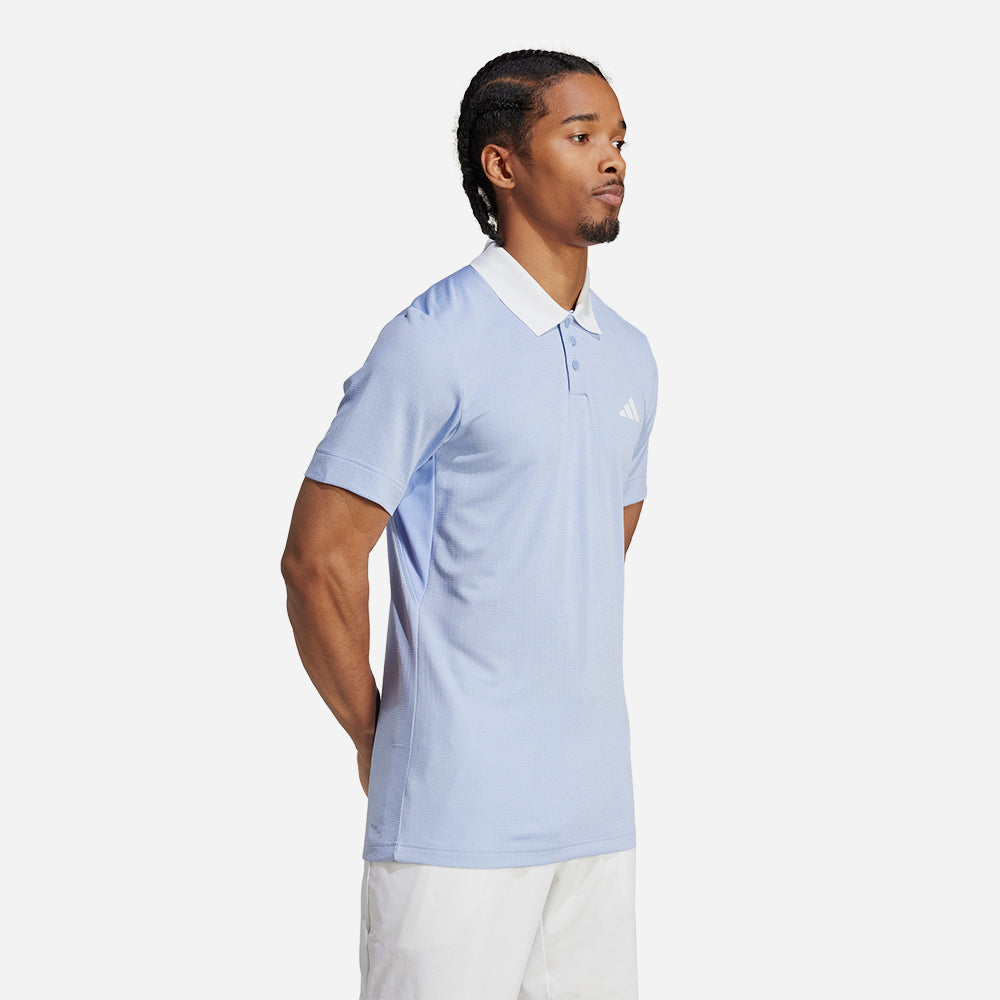 Áo Polo Nam Adidas Tennis Freelift - Xanh Dương - Supersports Vietnam