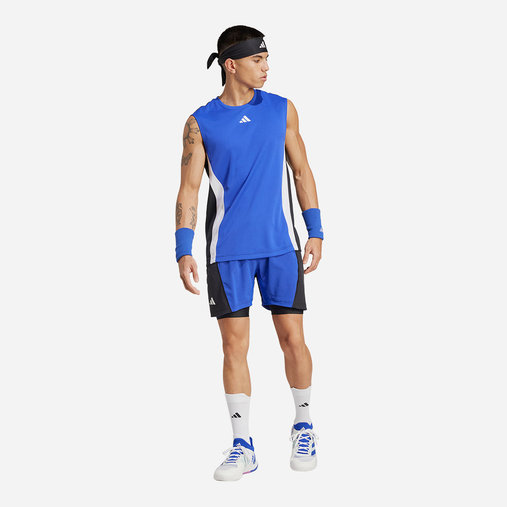Áo Ba Lỗ Nam Adidas Pro Heat.Rdy - Xanh Dương - Supersports Vietnam