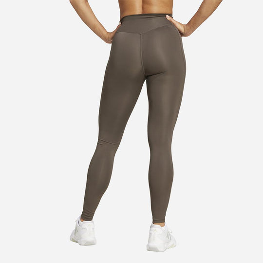 Quần Bó Thể Thao Nữ Adidas Optime Full-Length - Nâu