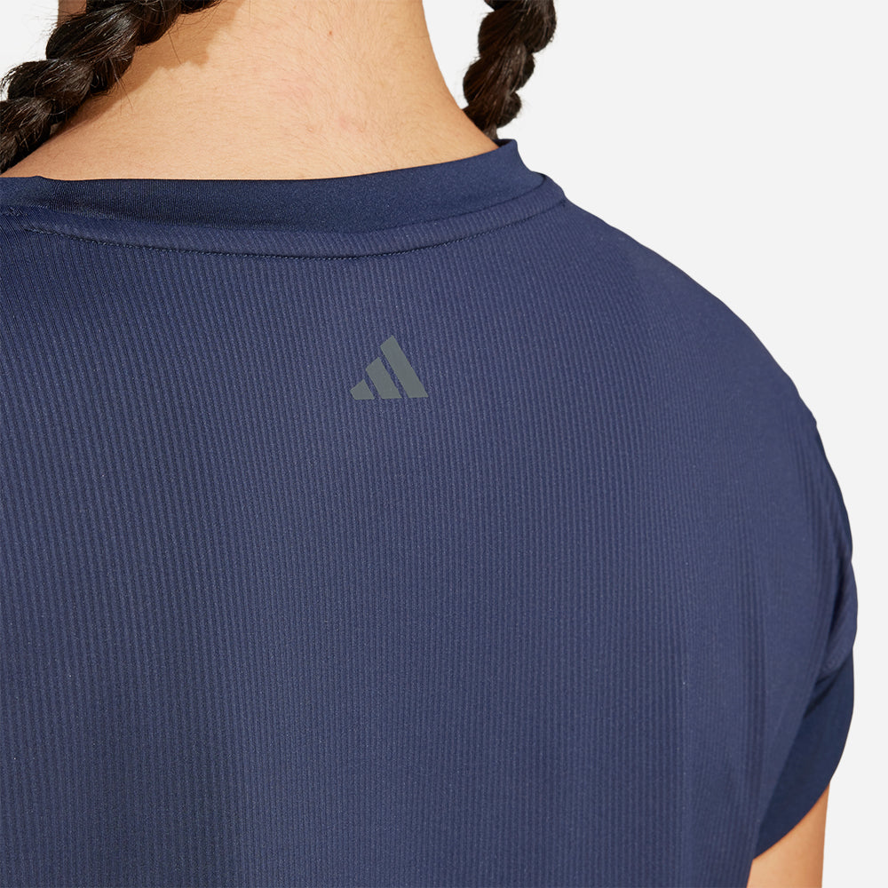Áo Thun Nữ Adidas Studio - Xanh Navy - Supersports Vietnam