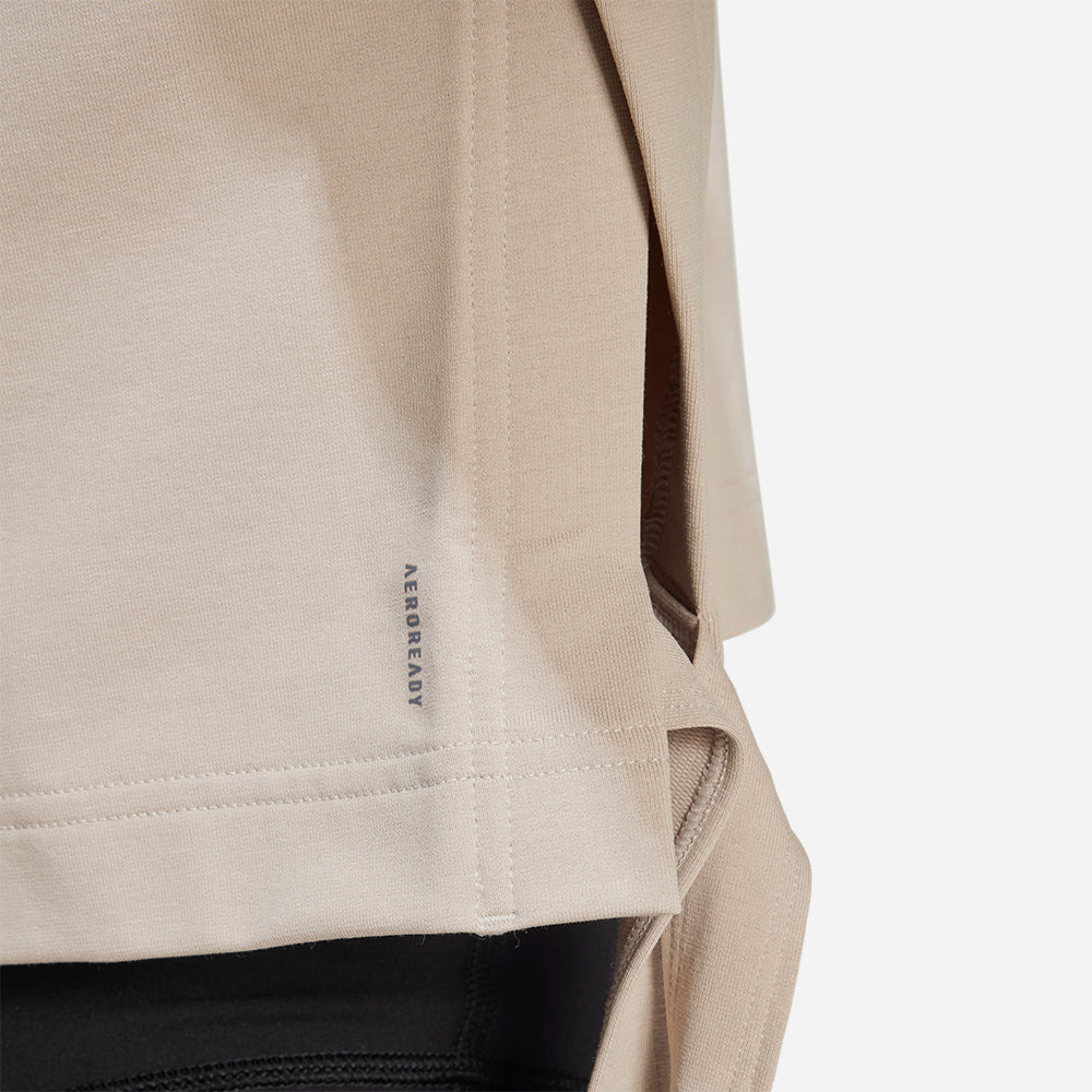 Áo Nỉ Nữ Adidas Yoga Cover-Up - Be - Supersports Vietnam