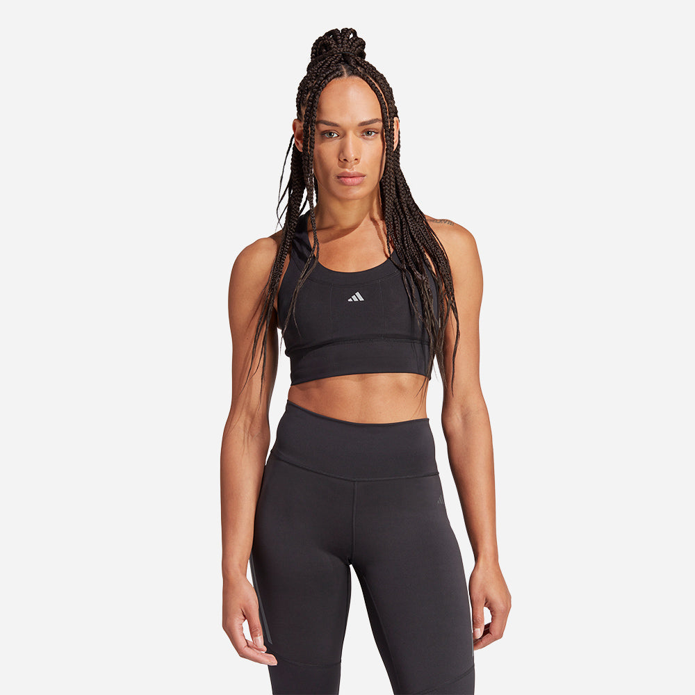 Áo Bra Thể Thao Nữ Adidas Run Pocket - Đen - Supersports Vietnam
