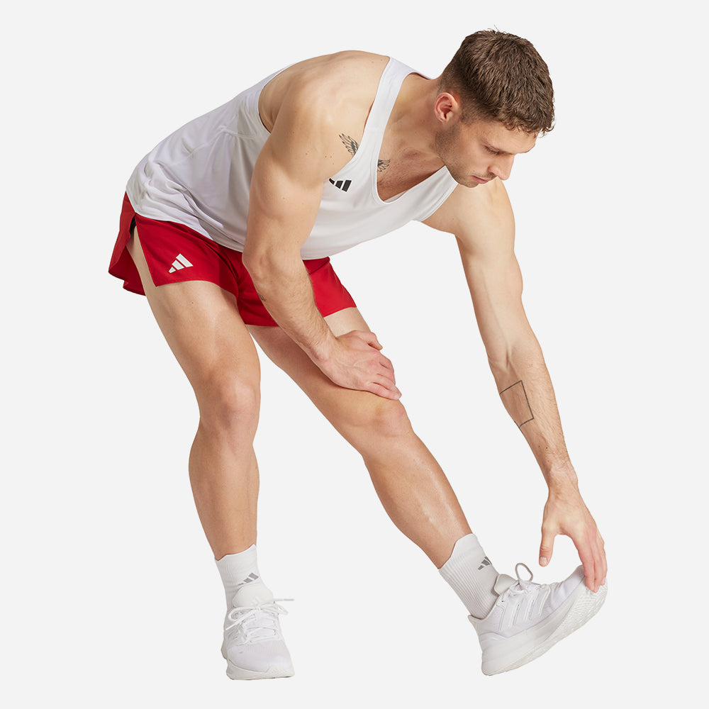 Áo Ba Lỗ Nam Adidas Adizero Essentials - Trắng - Supersports Vietnam