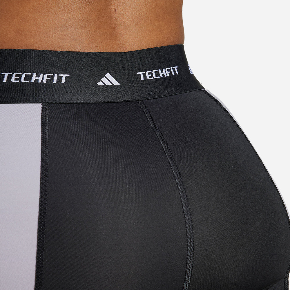 Quần Bó Thể Thao Nữ Adidas Techfit - Đen - Supersports Vietnam