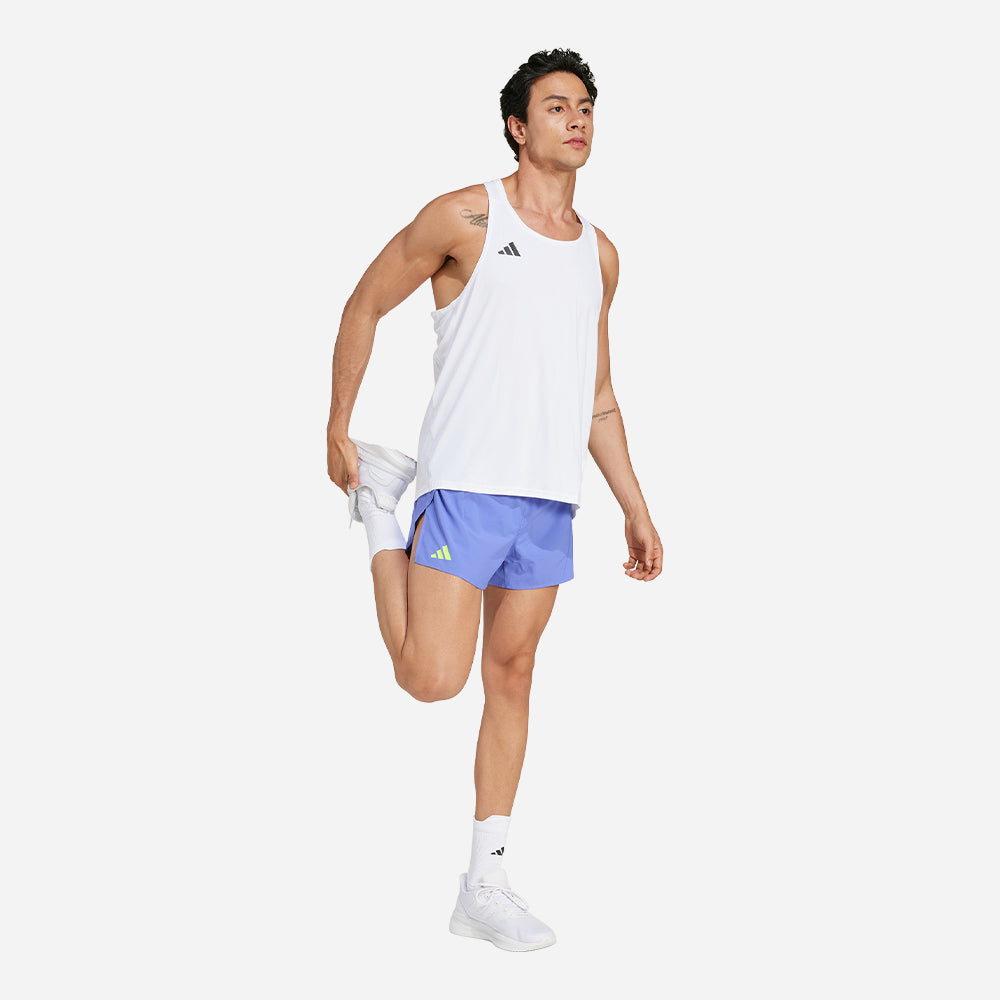 Quần Ngắn Nam Adidas Adizero Essentials Split - Xanh Dương - Supersports Vietnam