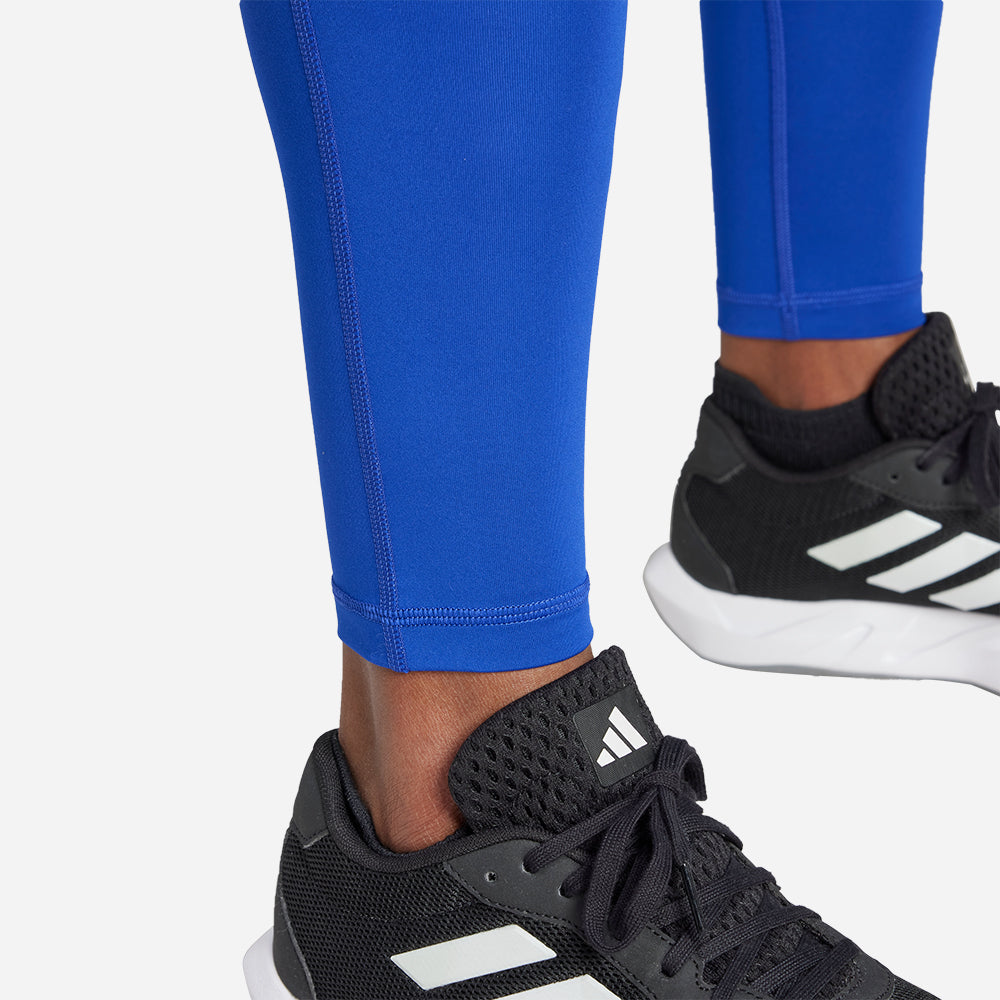Quần Bó Thể Thao Nữ Adidas Optime Essentials - Xanh Dương - Supersports Vietnam