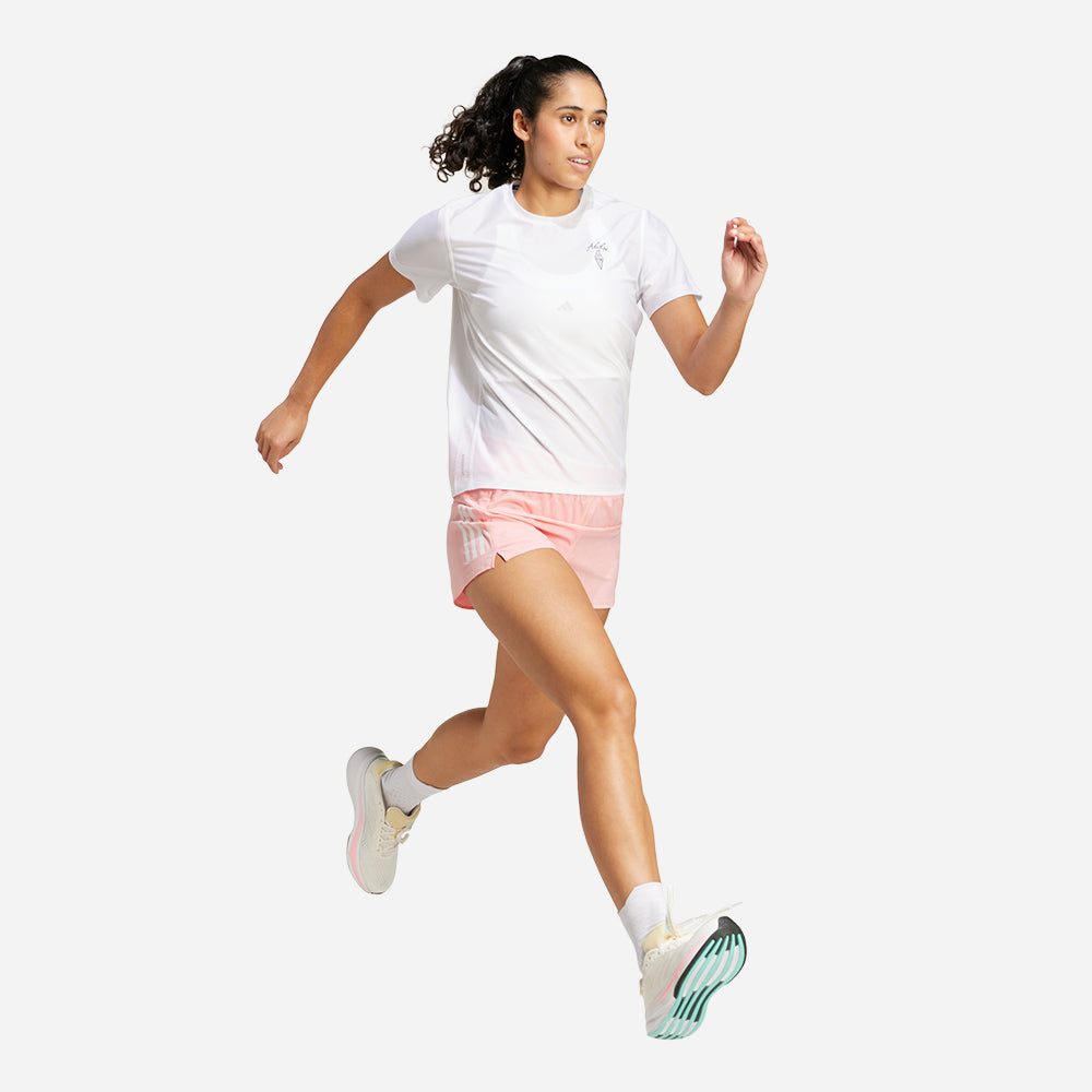 Quần Ngắn Nữ Adidas Own The Run Bike - Hồng - Supersports Vietnam