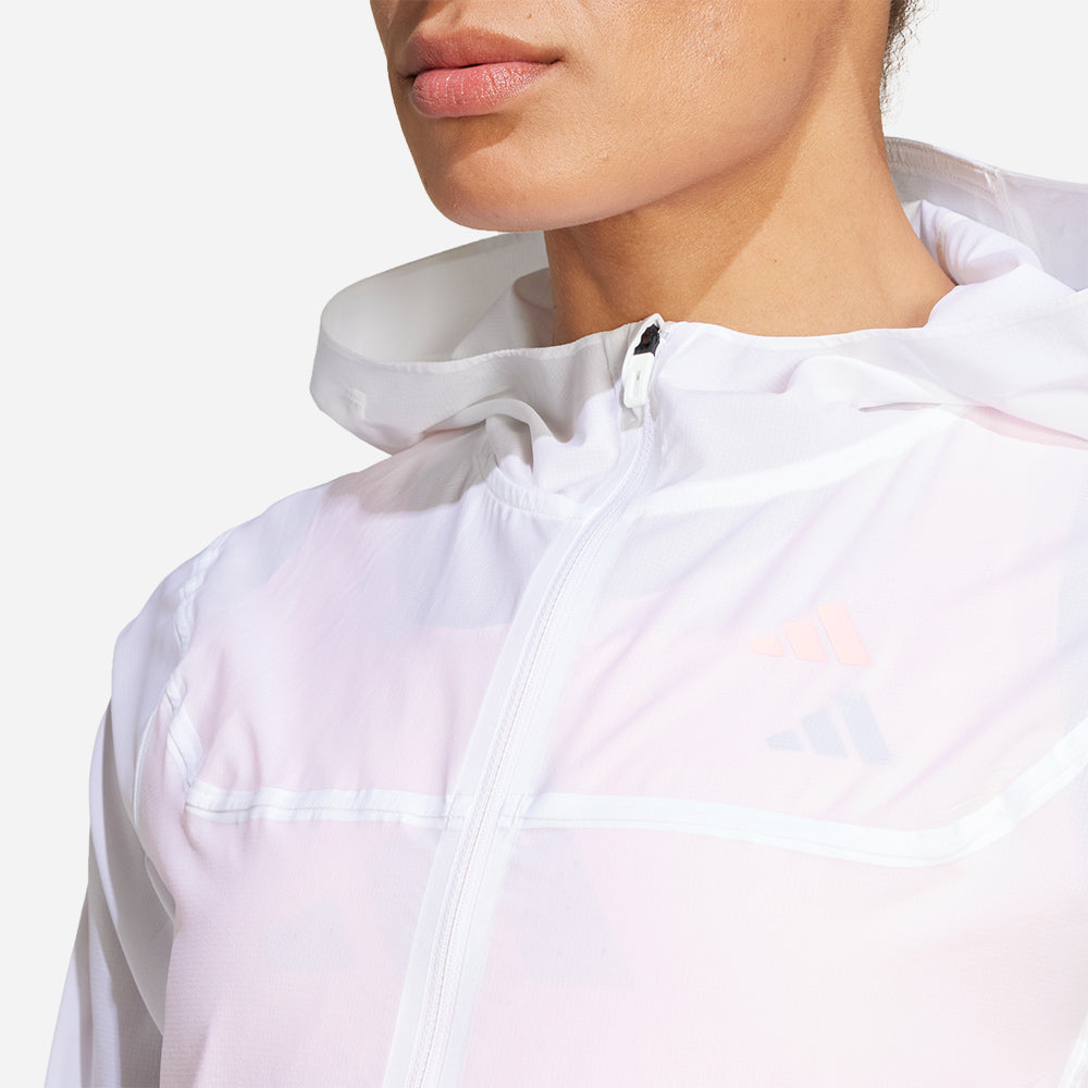 Áo Khoác Nữ Adidas Adizero - Trắng - Supersports Vietnam
