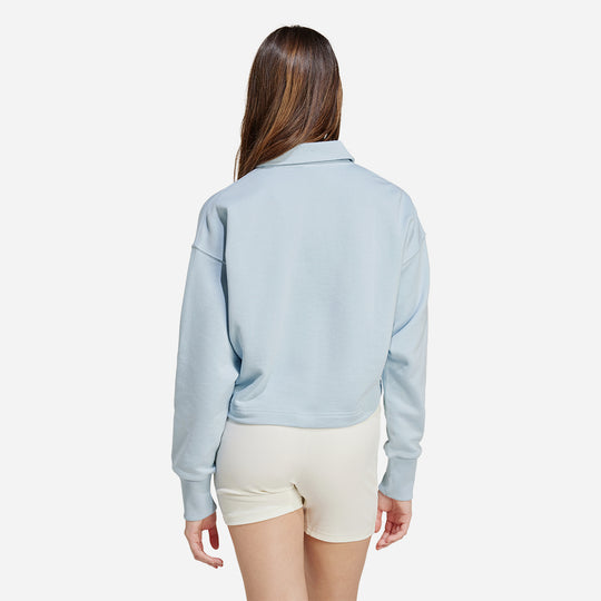 Áo Nỉ Nữ Adidas All Szn French Terry - Xanh Dương