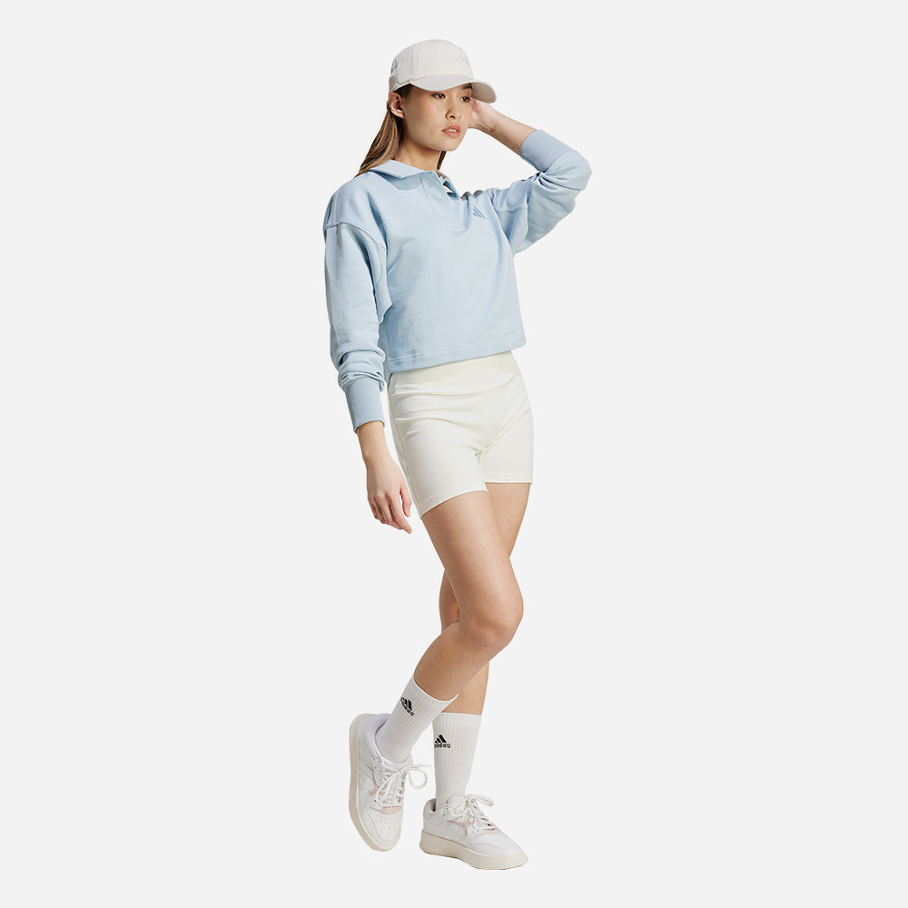 Áo Nỉ Nữ Adidas All Szn French Terry - Xanh Dương - Supersports Vietnam