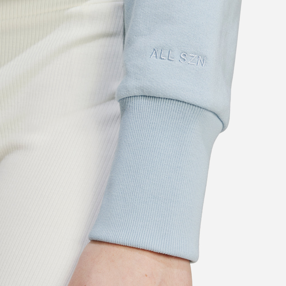 Áo Nỉ Nữ Adidas All Szn French Terry - Xanh Dương - Supersports Vietnam