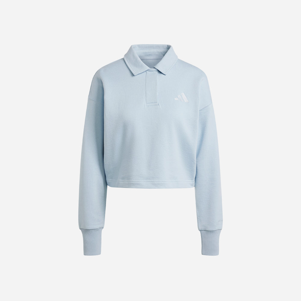 Áo Nỉ Nữ Adidas All Szn French Terry - Xanh Dương - Supersports Vietnam