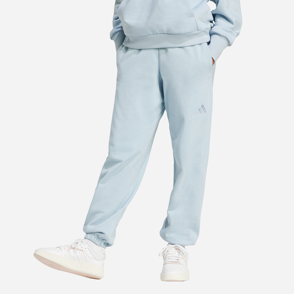 Quần Dài Nữ Adidas All Szn French Terry Loose - Xanh Dương - Supersports Vietnam