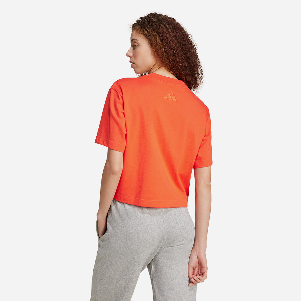 Áo Thun Nữ Adidas All Season Graphic - Cam - Supersports Vietnam