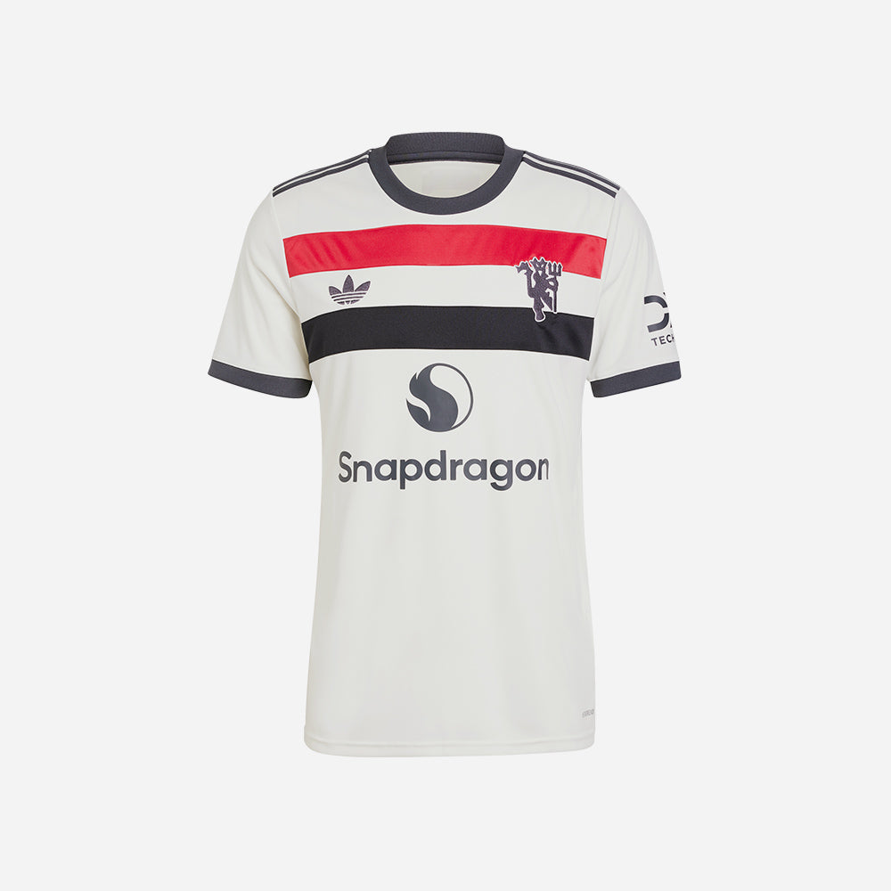 Áo Đá Bóng Nam Adidas Manchester United Sân Thứ Ba 24/25 - Trắng - Supersports Vietnam