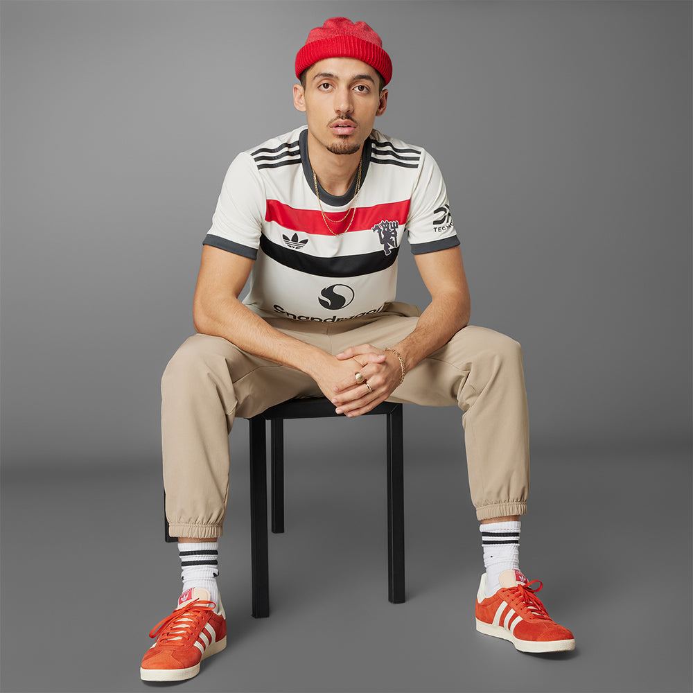 Áo Đá Bóng Nam Adidas Manchester United Sân Thứ Ba 24/25 - Trắng - Supersports Vietnam
