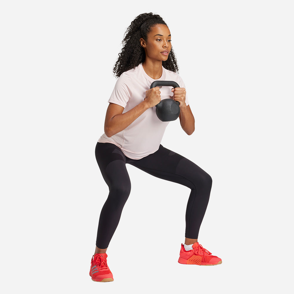 Áo Thun Nữ Adidas Design For Training - Hồng - Supersports Vietnam