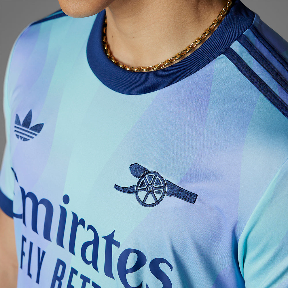 Áo Đá Bóng Nam Adidas Arsenal Sân Thứ Ba 24/25 - Xanh Dương - Supersports Vietnam