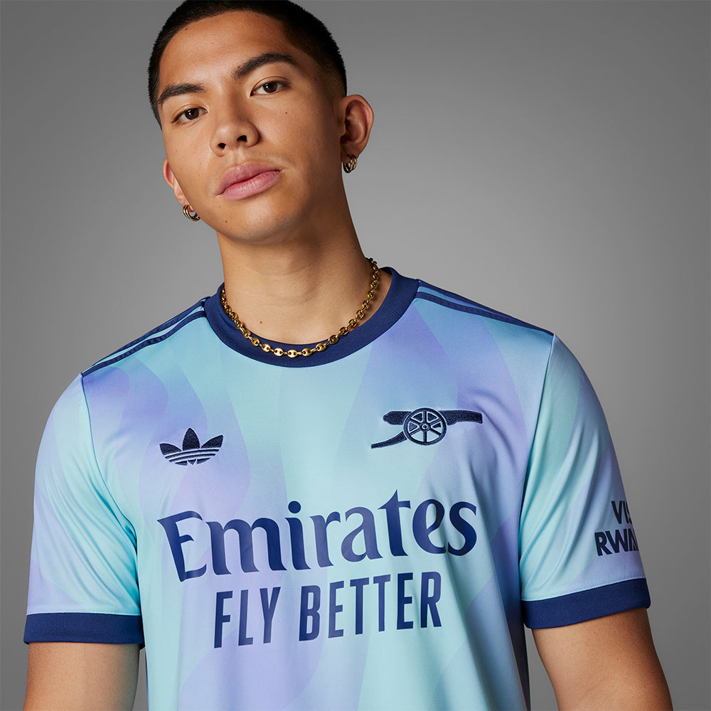 Áo Đá Bóng Nam Adidas Arsenal Sân Thứ Ba 24/25 - Xanh Dương - Supersports Vietnam