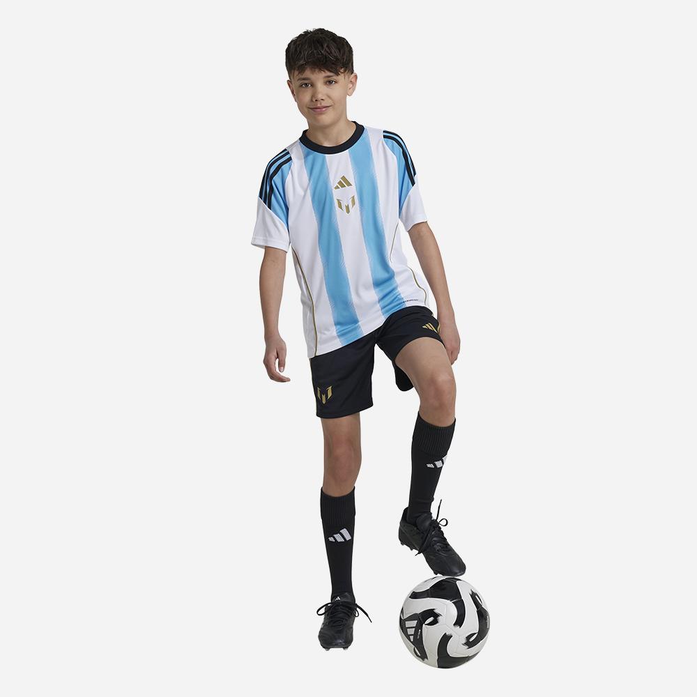 Quần Ngắn Thể Thao Bé Trai Adidas Messi - Đen - Supersports Vietnam