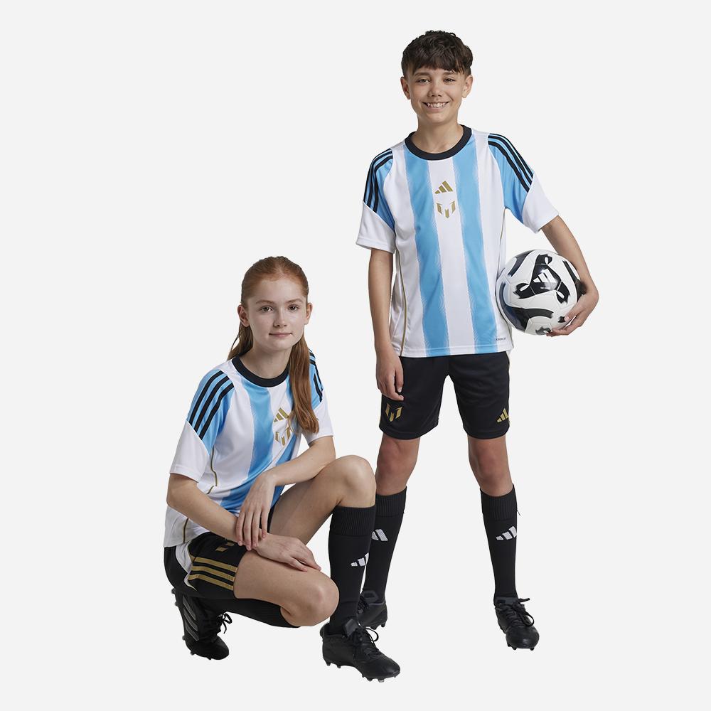Quần Ngắn Thể Thao Bé Trai Adidas Messi - Đen - Supersports Vietnam