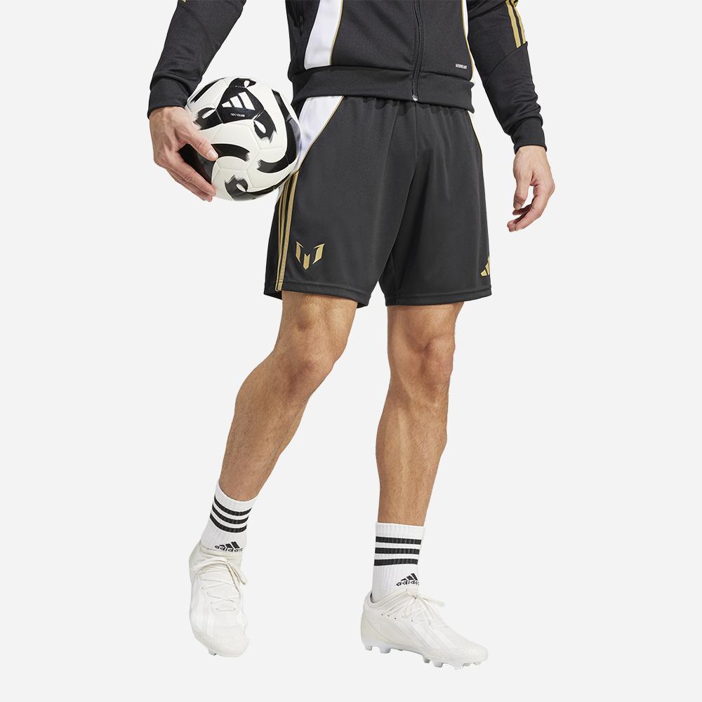 Quần Ngắn Thể Thao Nam Adidas Messi - Đen - Supersports Vietnam