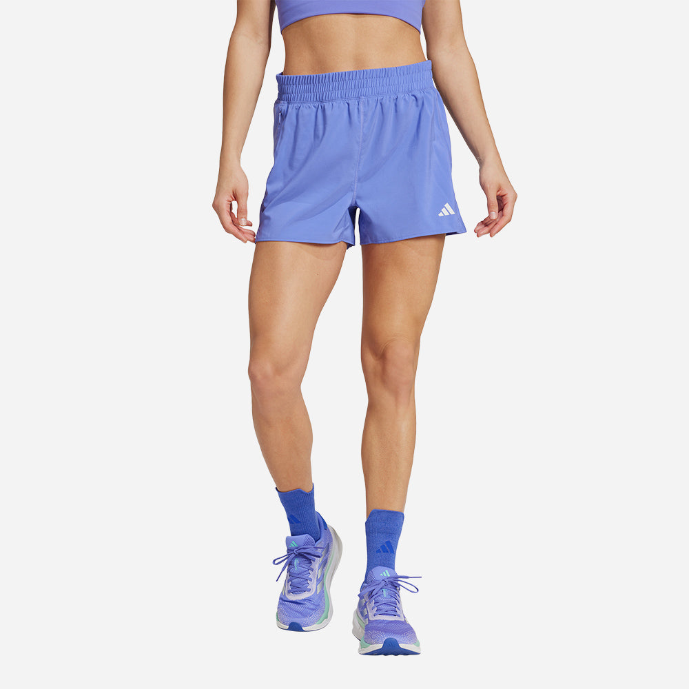 Quần Ngắn Nữ Adidas Own The Run - Xanh Dương - Supersports Vietnam