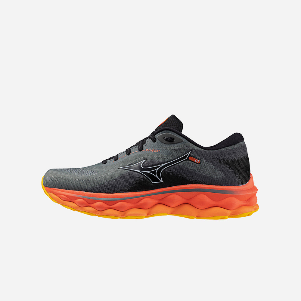 Giày Chạy Bộ Nam Mizuno Wave Sky 7 2E - Đen - Supersports Vietnam