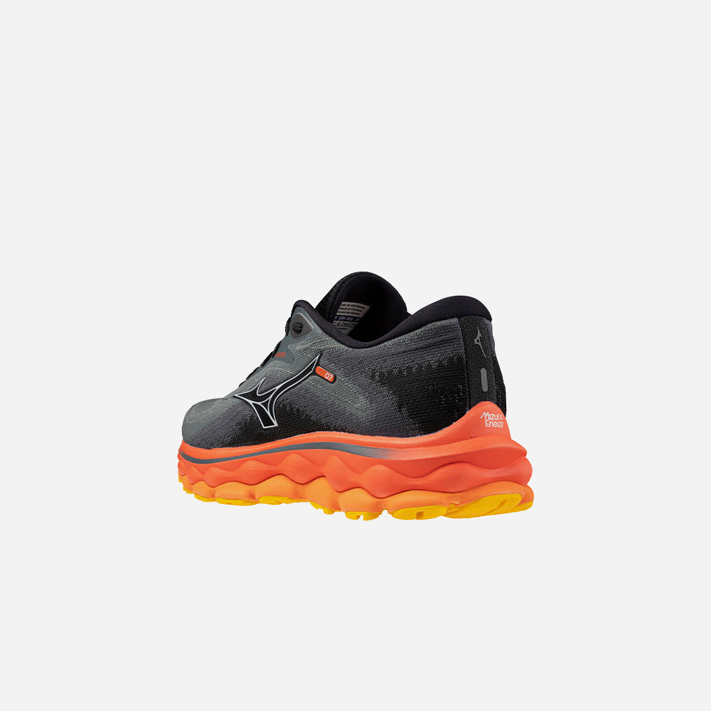 Giày Chạy Bộ Nam Mizuno Wave Sky 7 2E - Đen - Supersports Vietnam