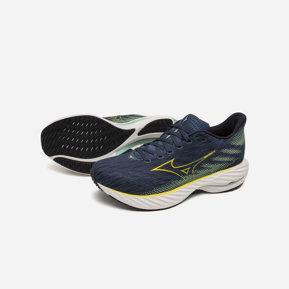 Giày Chạy Bộ Nam Mizuno Wave Rider 28 - Xanh Navy - Supersports Vietnam