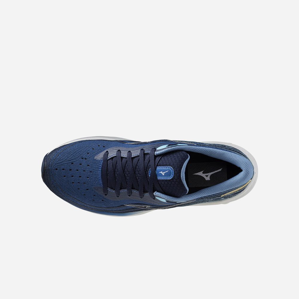 Giày Chạy Bộ Nam Mizuno Wave Skyrise 5 - Xanh Navy - Supersports Vietnam