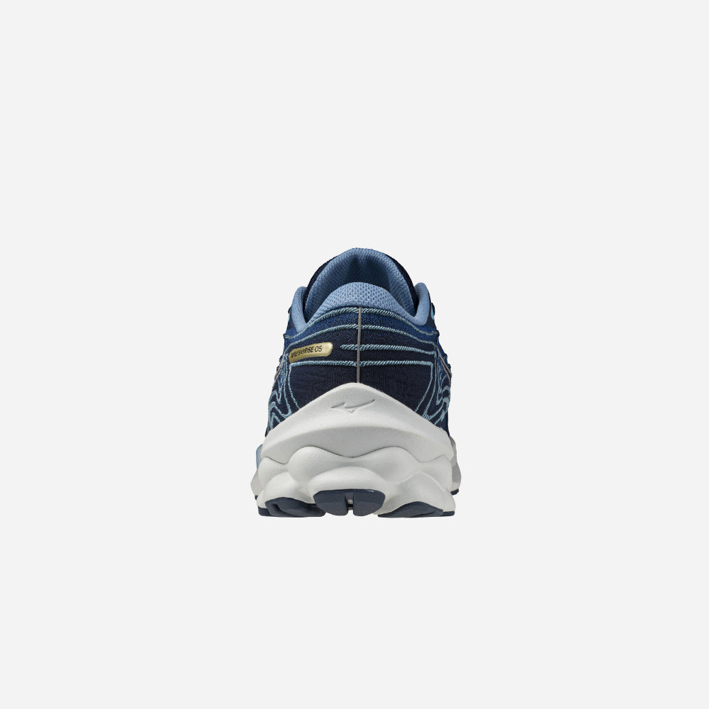 Giày Chạy Bộ Nam Mizuno Wave Skyrise 5 - Xanh Navy - Supersports Vietnam