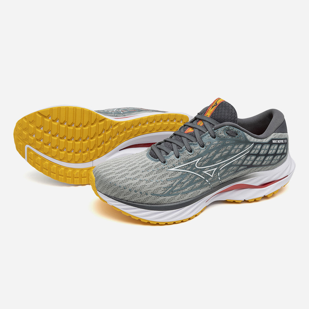 Giày Chạy Bộ Nam Mizuno Wave Inspire 20 - Xám - Supersports Vietnam