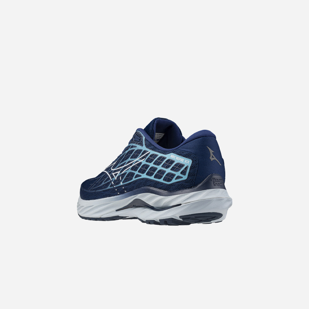 Giày Chạy Bộ Nam Mizuno Wave Inspire 20 - Xanh Navy - Supersports Vietnam