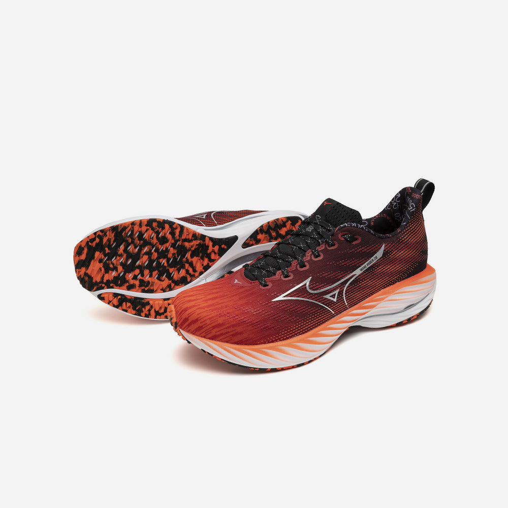 Giày Chạy Bộ Unisex Mizuno Wave Rider 28 Amsterdam - Đỏ - Supersports Vietnam