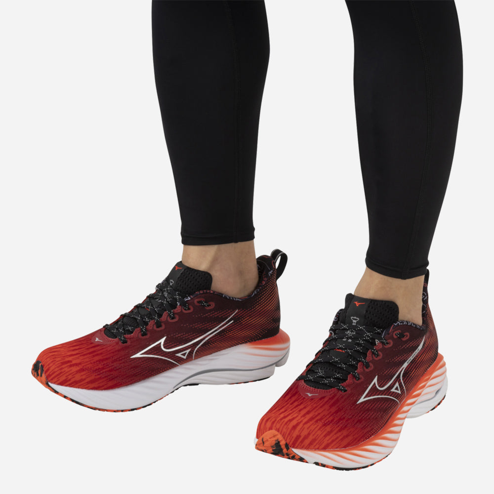 Giày Chạy Bộ Unisex Mizuno Wave Rider 28 Amsterdam - Đỏ - Supersports Vietnam