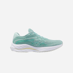 Giày Chạy Bộ Nữ Mizuno Wave Rider 27 D - Xanh Lá - Supersports Vietnam