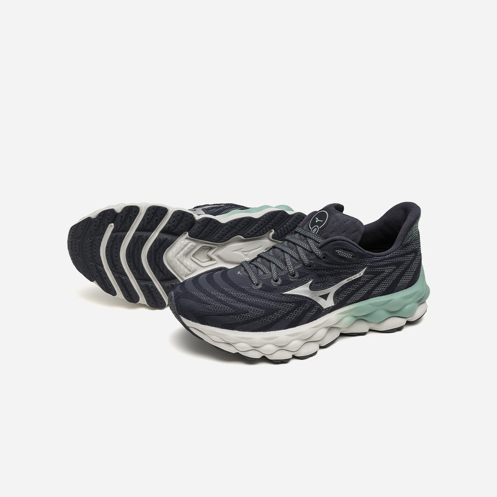 Giày Chạy Bộ Nữ Mizuno Wave Sky 8 - Đen - Supersports Vietnam