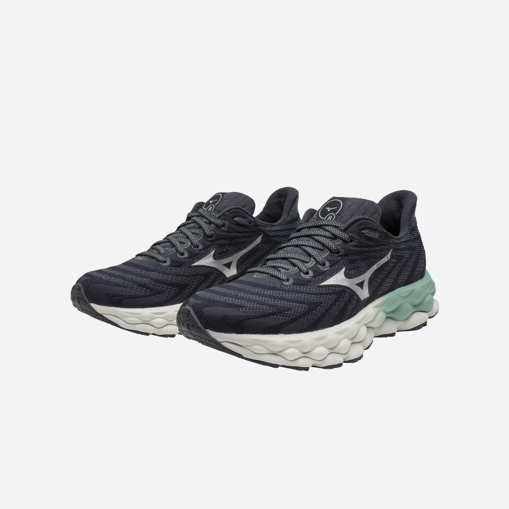 Giày Chạy Bộ Nữ Mizuno Wave Sky 8 - Đen - Supersports Vietnam