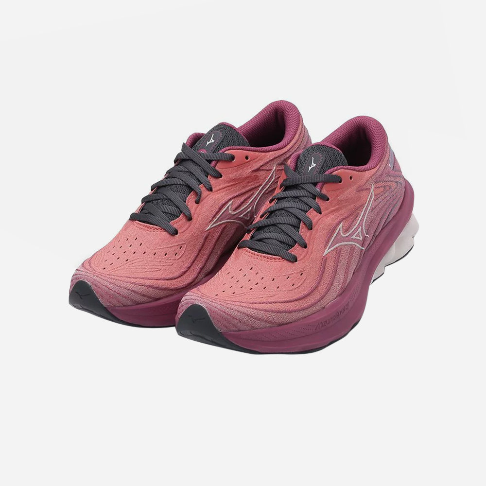 Giày Chạy Bộ Nữ Mizuno Wave Skyrise 5 - Tím - Supersports Vietnam