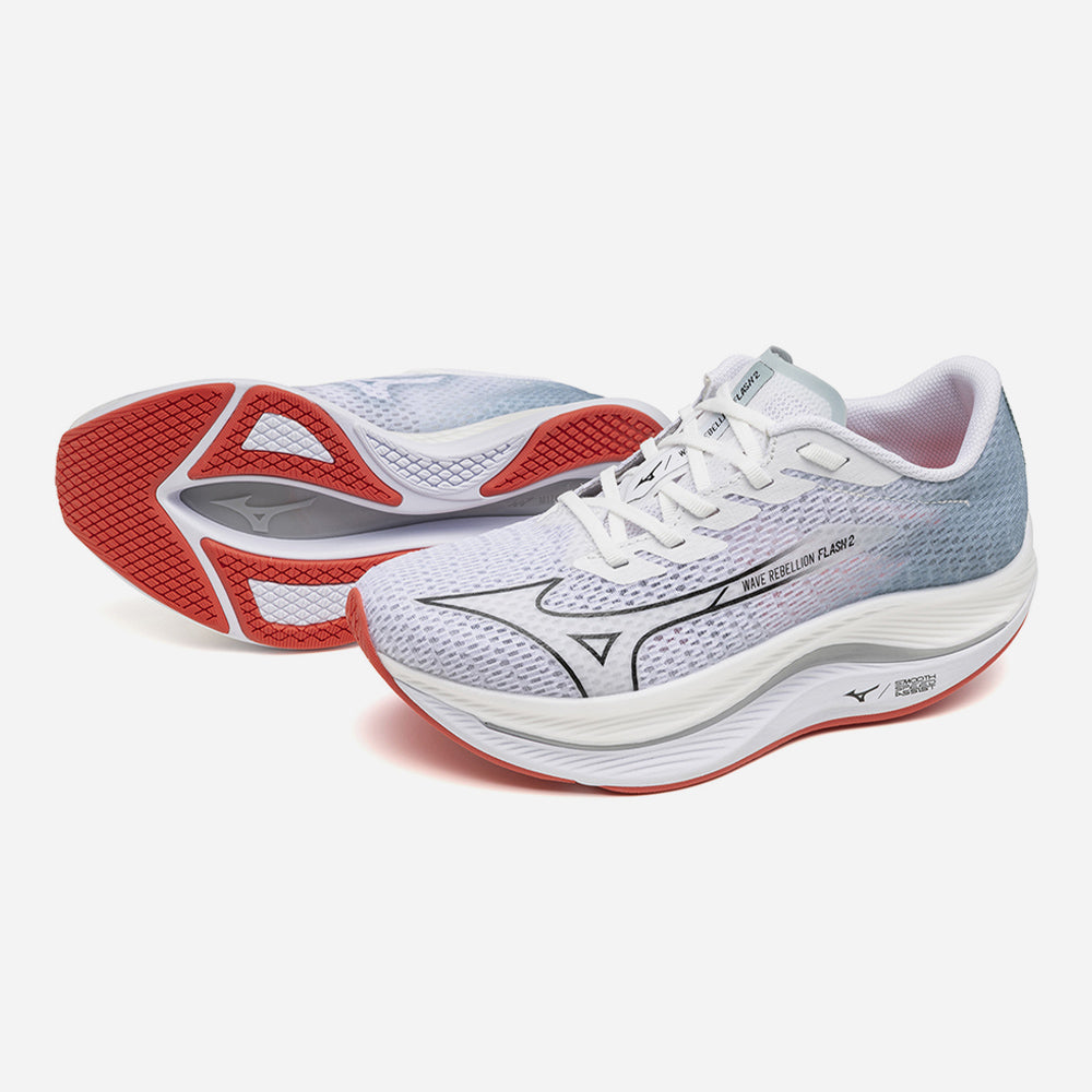 Giày Chạy Bộ Nữ Mizuno Wave Rebellion Flash 2 - Xám - Supersports Vietnam