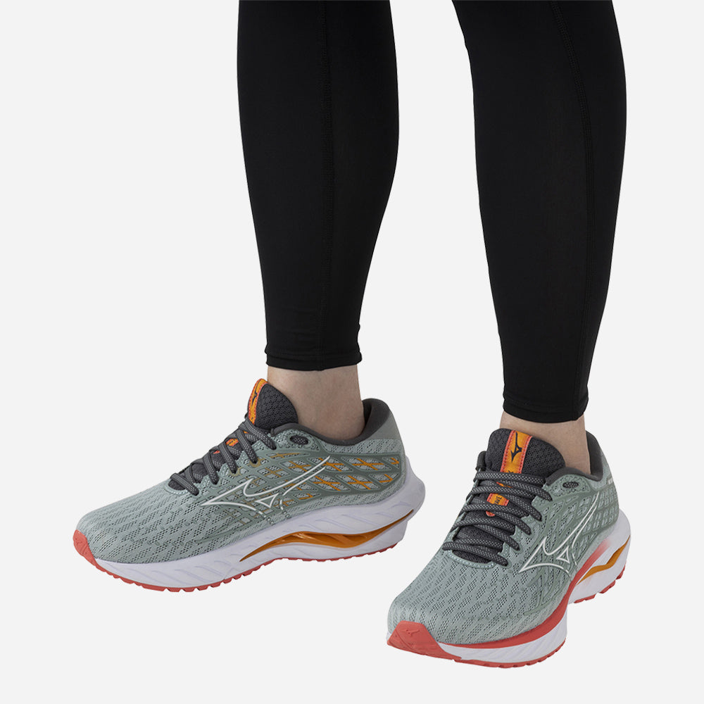 Giày Chạy Bộ Nữ Mizuno Wave Inspire 20 - Xám - Supersports Vietnam