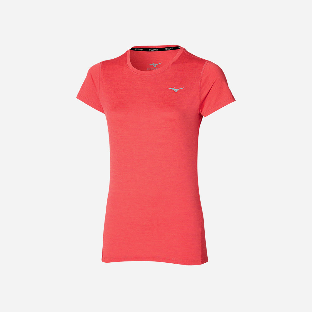 Áo Thun Nữ Mizuno Impulse Core - Đỏ - Supersports Vietnam