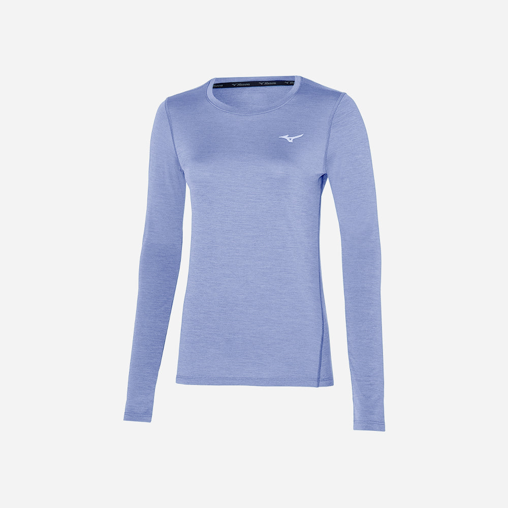 Áo Thun Nữ Mizuno Impulse Core Long Sleeve - Tím - Supersports Vietnam