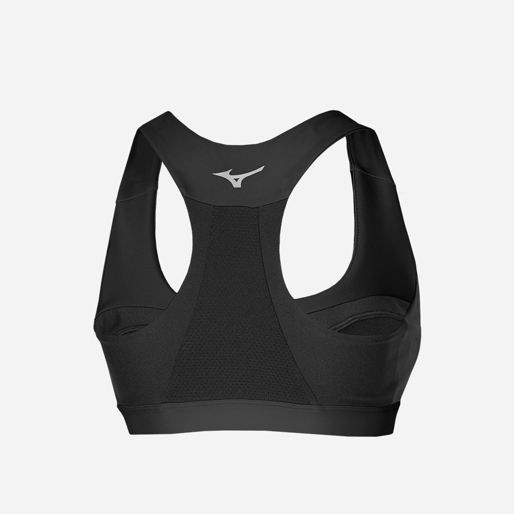 Áo Bra Thể Thao Nữ Mizuno High Support - Đen - Supersports Vietnam