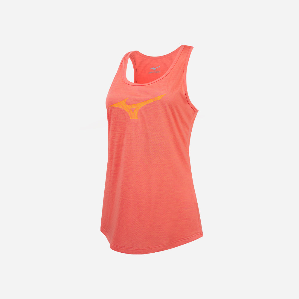 Áo Ba Lỗ Nữ Mizuno Impulse Core Rb - Cam San Hô - Supersports Vietnam