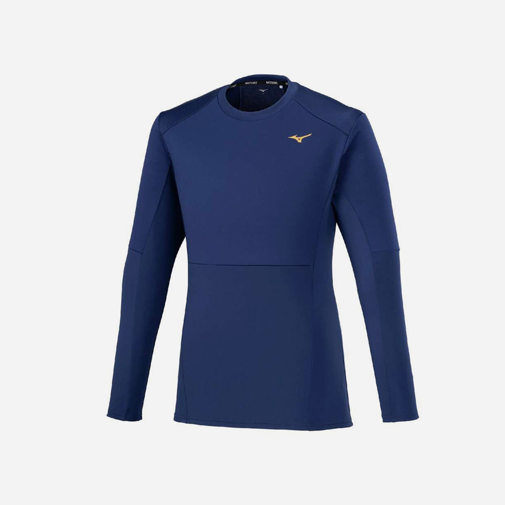 Áo Thun Tay Dài Nam Mizuno Thermal Charge - Xanh Navy - Supersports Vietnam