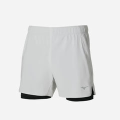 Quần Ngắn Nam Mizuno Core 5.5 2In1 - Trắng - Supersports Vietnam
